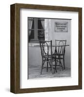 Table for Two-null-Framed Art Print