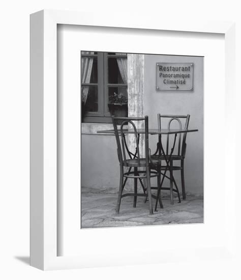 Table for Two-null-Framed Art Print