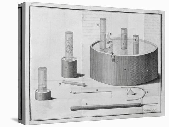 Table from First Volume of Experiments and Observations on Different Kinds of Air-null-Stretched Canvas