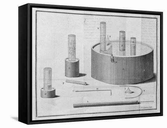 Table from First Volume of Experiments and Observations on Different Kinds of Air-null-Framed Stretched Canvas