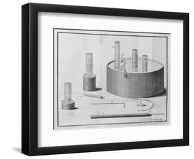 Table from First Volume of Experiments and Observations on Different Kinds of Air-null-Framed Giclee Print