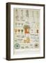 Table Glass. Various Glasses and Dishes-Isabella Beeton-Framed Giclee Print