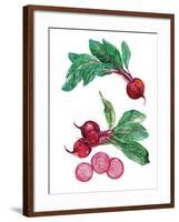 Table Harvest - Beetroot-Loft Studio-Framed Giclee Print