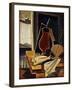 Table in Front of a Balcony; Table Devant Le Balcon, 1926-Louis Marcoussis-Framed Giclee Print