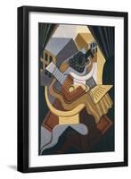 Table in Front of Window-Juan Gris-Framed Giclee Print