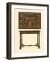 Table inlaid with marquetry., 1905-Shirley Slocombe-Framed Giclee Print