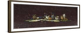 Table Inlaid with Semi-Precious Stones from Design by Antonio Cioci-null-Framed Giclee Print