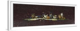 Table Inlaid with Semi-Precious Stones from Design by Antonio Cioci-null-Framed Giclee Print