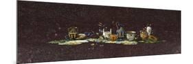 Table Inlaid with Semi-Precious Stones from Design by Antonio Cioci-null-Mounted Giclee Print