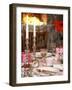 Table Laid for Christmas with Candles-Alena Hrbkova-Framed Photographic Print