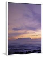 Table Mountain and Cape Town Fr. Bloubergstrand, South Africa-Walter Bibikow-Framed Photographic Print