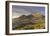 Table Mountain at dawn, Cape Town, Western Cape, South Africa, Africa-Ian Trower-Framed Photographic Print