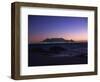 Table Mountain at Dusk, Cape Town, South Africa, Africa-Groenendijk Peter-Framed Photographic Print