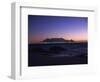 Table Mountain at Dusk, Cape Town, South Africa, Africa-Groenendijk Peter-Framed Photographic Print