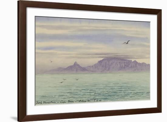 Table Mountain, Cape Town, 4 Oct, 1901-Edward Adrian Wilson-Framed Giclee Print