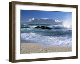 Table Mountain, Cape Town, South Africa-Peter Adams-Framed Photographic Print