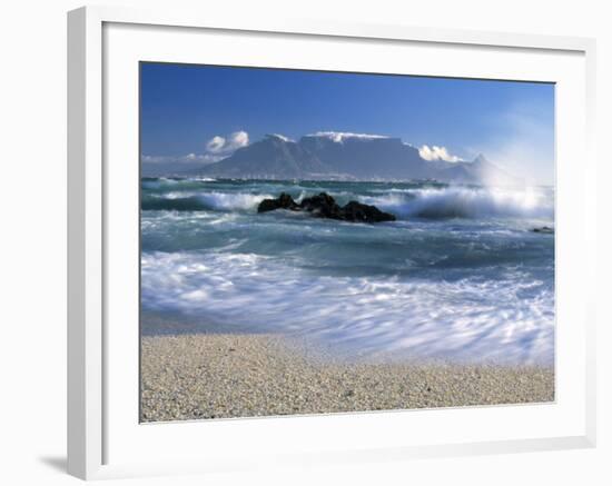 Table Mountain, Cape Town, South Africa-Peter Adams-Framed Photographic Print