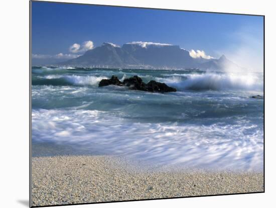 Table Mountain, Cape Town, South Africa-Peter Adams-Mounted Photographic Print