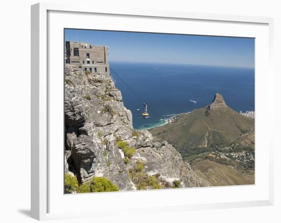 Table Mountain National Park Cableway Aerial Tram and Station, Cape Town, South Africa-Cindy Miller Hopkins-Framed Photographic Print