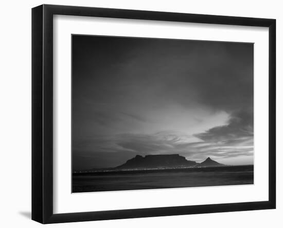 Table Mountain, Sunset, Cape Town, South Africa-Steve Vidler-Framed Premium Photographic Print