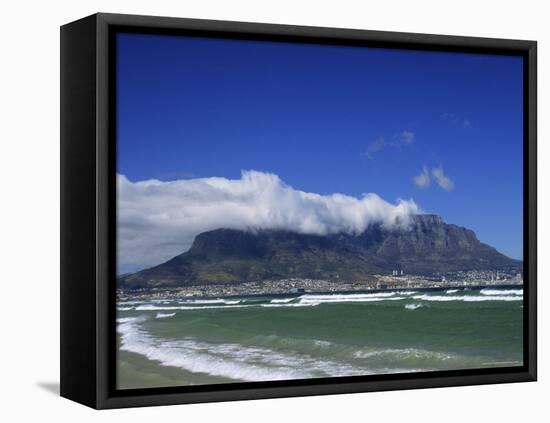 Table Mountain Viewed from Bloubergstrand, Cape Town, South Africa-Fraser Hall-Framed Stretched Canvas