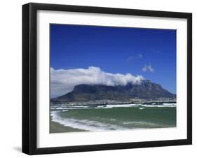 Table Mountain Viewed from Bloubergstrand, Cape Town, South Africa-Fraser Hall-Framed Photographic Print