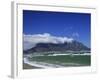 Table Mountain Viewed from Bloubergstrand, Cape Town, South Africa-Fraser Hall-Framed Photographic Print