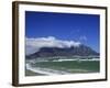 Table Mountain Viewed from Bloubergstrand, Cape Town, South Africa-Fraser Hall-Framed Photographic Print