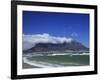 Table Mountain Viewed from Bloubergstrand, Cape Town, South Africa-Fraser Hall-Framed Photographic Print