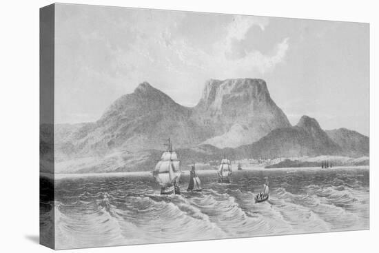 Table Mountan - Cape of Good Hope, c1880-null-Stretched Canvas