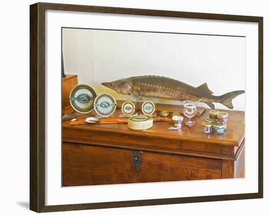 Table of Fish, Caviar, Tins, Glass Jars with Pate-Per Karlsson-Framed Photographic Print