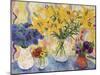 Table of Flowers-Lorraine Platt-Mounted Giclee Print