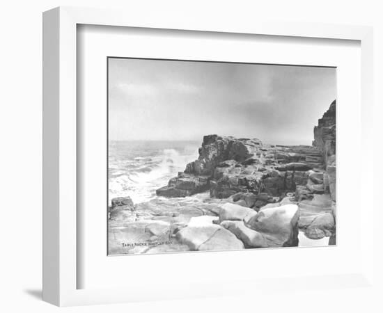 'Table Rocks, Whitley Bay', 1907-Photochrom Co Ltd of London-Framed Giclee Print