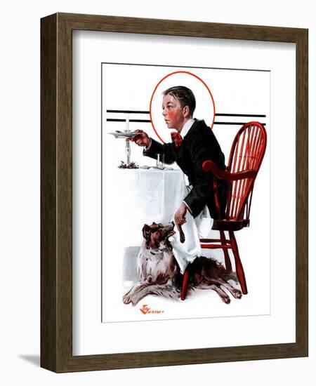 "Table Scraps,"December 15, 1923-Elbert Mcgran Jackson-Framed Giclee Print