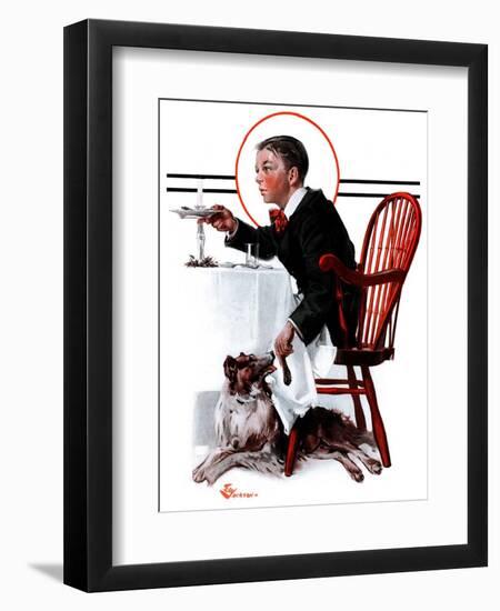 "Table Scraps,"December 15, 1923-Elbert Mcgran Jackson-Framed Giclee Print