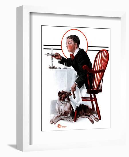 "Table Scraps,"December 15, 1923-Elbert Mcgran Jackson-Framed Giclee Print