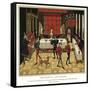 Table Service of a Lady of Quality, 15th Century-null-Framed Stretched Canvas