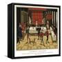 Table Service of a Lady of Quality, 15th Century-null-Framed Stretched Canvas