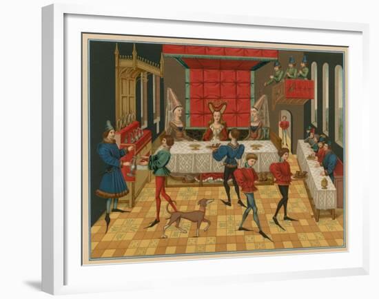 Table Service of a Lady of Quality-null-Framed Giclee Print