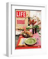 Table Set for Sunday Dinner, September 23, 2005-Miki Duisterhof-Framed Photographic Print