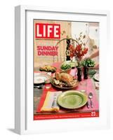 Table Set for Sunday Dinner, September 23, 2005-Miki Duisterhof-Framed Photographic Print