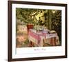 Table Set in a Garden-Pierre Bonnard-Framed Art Print