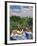 Table Set with a Picnic Lunch in a Vineyard in Aquitaine, France, Europe-Michael Busselle-Framed Photographic Print