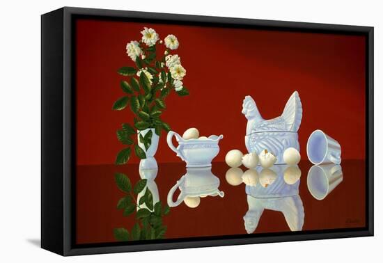 Table Setting-Eduardo Camoes-Framed Stretched Canvas