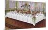 Table Settings - Dinner-The Vintage Collection-Mounted Giclee Print