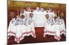 Table Settings - Supper-The Vintage Collection-Mounted Giclee Print