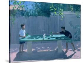 Table Tennis, France, 1996-Andrew Macara-Stretched Canvas