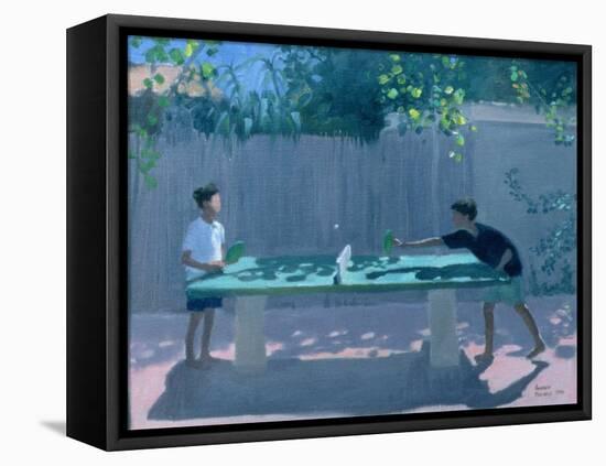 Table Tennis, France, 1996-Andrew Macara-Framed Stretched Canvas