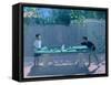 Table Tennis, France, 1996-Andrew Macara-Framed Stretched Canvas