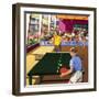 Table Tennis Players-null-Framed Giclee Print